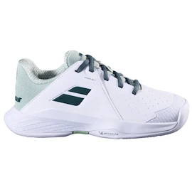 Babolat Propulse Jr 3 AC Wimbledon White/Dark Green Gyerekteniszcipő