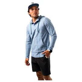 Bauer LTWHT Stripe Hoodie Blue Horizon Férfi-melegítőfelső