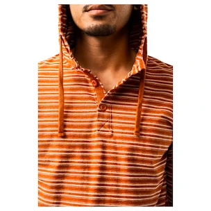 Bauer  LTWHT Stripe Hoodie Brick Férfi-melegítőfelső