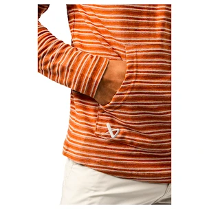 Bauer  LTWHT Stripe Hoodie Brick Férfi-melegítőfelső