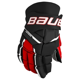 Bauer Supreme M3 Black/Red Intermediate Hokikesztyűk