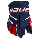 Bauer Supreme M3 Navy/Red/White Junior Hokikesztyűk