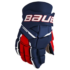 Bauer Supreme M3 Navy/Red/White Senior Hokikesztyűk