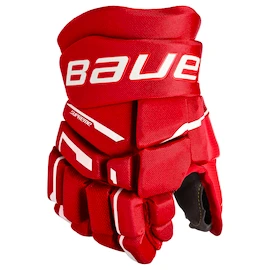 Bauer Supreme M3 Red Junior Hokikesztyűk