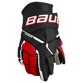 Bauer Supreme M5PRO Black/Red Senior Hokikesztyűk