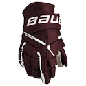 Bauer Supreme M5PRO Maroon Senior Hokikesztyűk