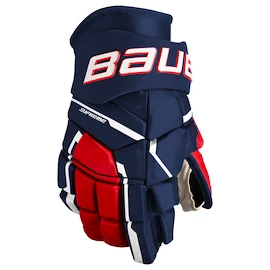 Bauer Supreme M5PRO Navy/Red/White Intermediate Hokikesztyűk