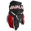 Bauer Supreme MACH Black/Red Intermediate Hokikesztyűk