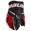 Bauer Supreme MACH Black/Red Junior Hokikesztyűk