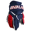 Bauer Supreme MACH Navy/Red/White Intermediate Hokikesztyűk