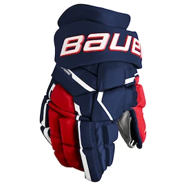 Bauer Supreme MACH Navy/Red/White Senior Hokikesztyűk