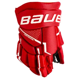 Bauer Supreme Mach Red Youth Hokikesztyűk