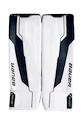 Bauer Supreme Shadow White/Navy Senior Kapus lábszárvédők M