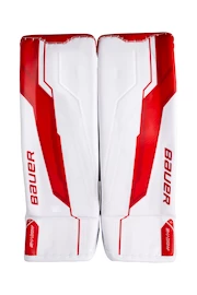 Bauer Supreme Shadow White/Red Senior Kapus lábszárvédők