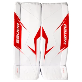 Bauer SV-PRO White/Red Intermediate Kapus lábszárvédők