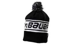 Bauer Team Ribbed Pom Black Kötött sapka