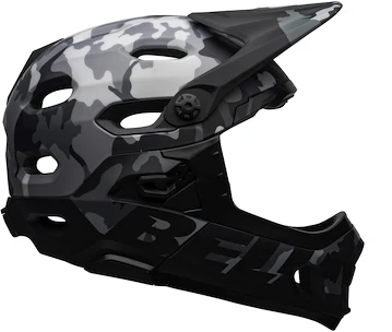 Bell  Super DH Spherical Mat/Glos Black Camo Kerékpáros sisak