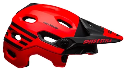 Bell  Super DH Spherical Mat/Glos Red/Black Kerékpáros sisak