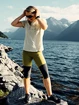 Bergans  Fløyen V2 3/4 W Pants Olive Green  Női 3/4-es leggings