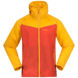 Bergans Microlight Jacket Brick/Light Golden Yellow Férfidzseki