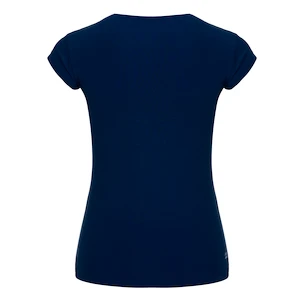 BIDI BADU  Bella 2.0 Tech V-Neck Tee Dark Blue Női póló