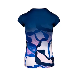BIDI BADU  Bella 2.0 Tech V-Neck Tee Dark Blue/Rose Női póló