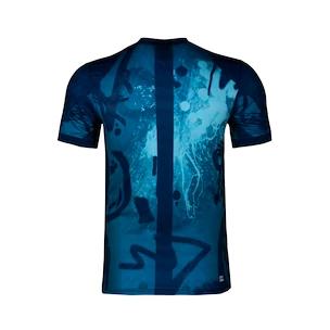 BIDI BADU  Bijan Tech Tee Petrol/Dark Blue Férfipóló