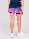 BIDI BADU  Colortwist Printed Wavy Junior Skort Pink/Dark Blue Lánykaszoknya