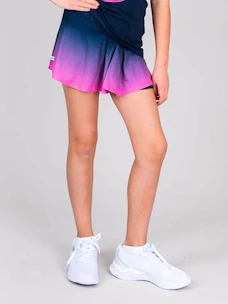 BIDI BADU  Colortwist Printed Wavy Junior Skort Pink/Dark Blue Lánykaszoknya