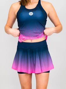 BIDI BADU  Colortwist Printed Wavy Skort Pink/Dark Blue Női szoknya