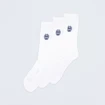 BIDI BADU  Don Carlito Crew Move Socks 3 Pack White  Zokni