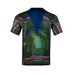 BIDI BADU  Jiro Tech Tee Green/Dark Blue Férfipóló