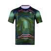 BIDI BADU  Jiro Tech Tee Green/Dark Blue Férfipóló