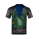 BIDI BADU  Jiro Tech Tee Green/Dark Blue Férfipóló