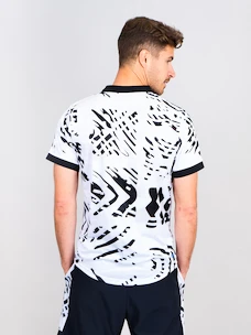 BIDI BADU  Melbourne Polo White/Black Férfipóló