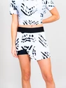 BIDI BADU  Melbourne Printed Cut Out Skort White/Black Női szoknya