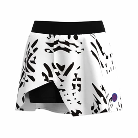 BIDI BADU Melbourne Printed Cut Out Skort White/Black Női szoknya