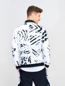 BIDI BADU  Melbourne Printed Jacket White/Black Férfidzseki