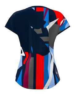 BIDI BADU  New York 2024 Capsleeve Dark Blue/Red Női póló M