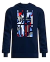 BIDI BADU  New York 2024 Logo Chill Hoody Dark Blue/Red Férfi-melegítőfelső M