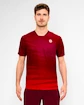 BIDI BADU  Protected Leafs Tee Bordeaux Férfipóló