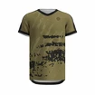 BIDI BADU  Pure Wild V-Neck Tee Olive/Dark Grey Férfipóló