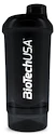 BioTech USA  Wave + Compact 500 ml + 150 ml Black Shaker