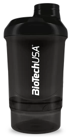 BioTech USA Wave+ Nano 300 ml + 150 ml Black Shaker
