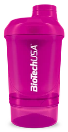 BioTech USA Wave+ Nano 300 ml + 150 ml Pink Shaker
