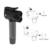 Blackburn  Airtower Floor Pump  Műhelypumpa