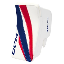 Blokkoló kesztyű CCM Axis F9 White/Red/Blue Intermediate