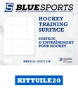 Blue Sports Shooting board Hockey Training Surface  20x Fehér lőpad