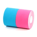 BronVit  Sport kinesiology tape balení 2 x 6m – classic –  modrá + růžová Kineziológiai szalag