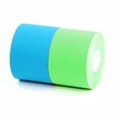 BronVit  Sport kinesiology tape balení 2 x 6m – classic –  modrá + zelená Kineziológiai szalag